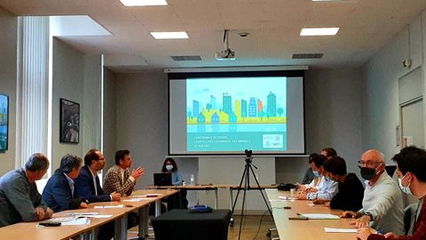 L’Unep et la FNPHP de Nouvelle Aquitaine ont signé une charte pour promouvoir la végétalisation dans l’aménagement urbain le 21 mai dernier, à l’issue d’une conférence de presse visant à expliquer leur démarche. ©Unep